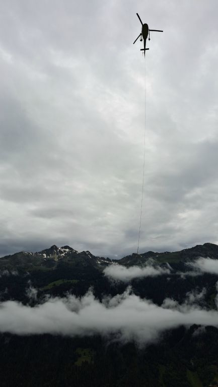 A nouveau mauvais temps. Spectacle depuis le balcon